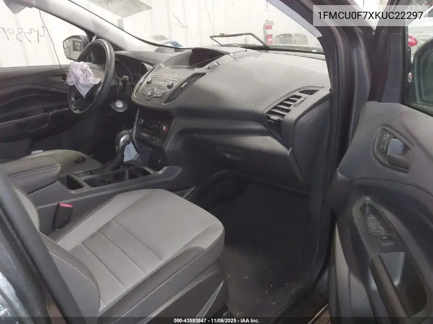 1FMCU0F7XKUC22297 2019 Ford Escape S