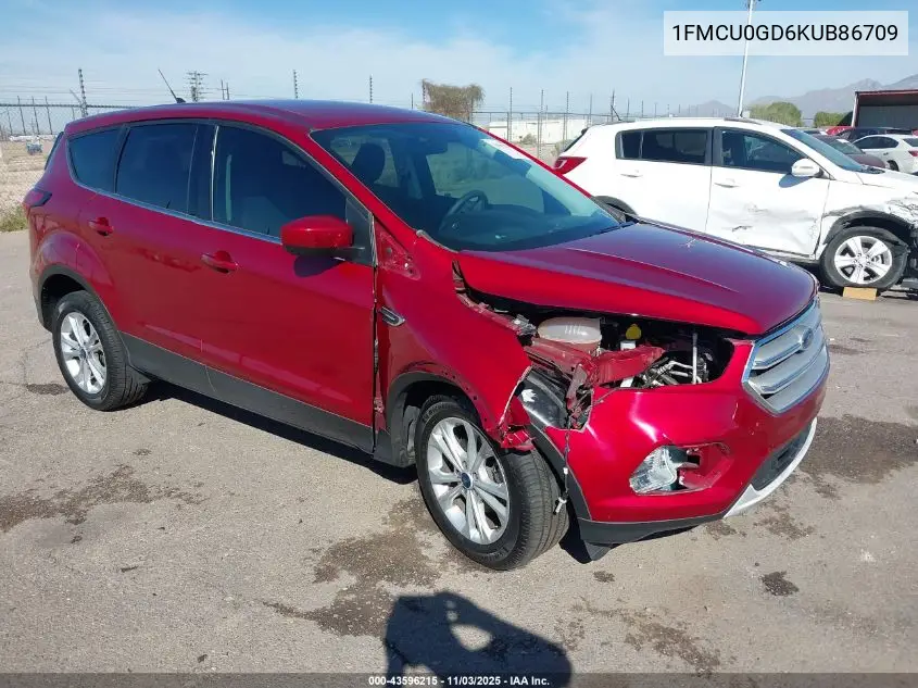 1FMCU0GD6KUB86709 2019 Ford Escape Se