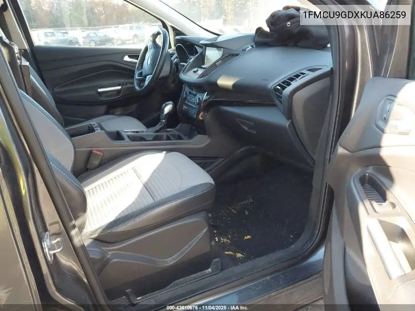 1FMCU9GDXKUA86259 2019 Ford Escape Se