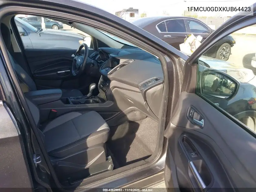 1FMCU0GDXKUB64423 2019 Ford Escape Se