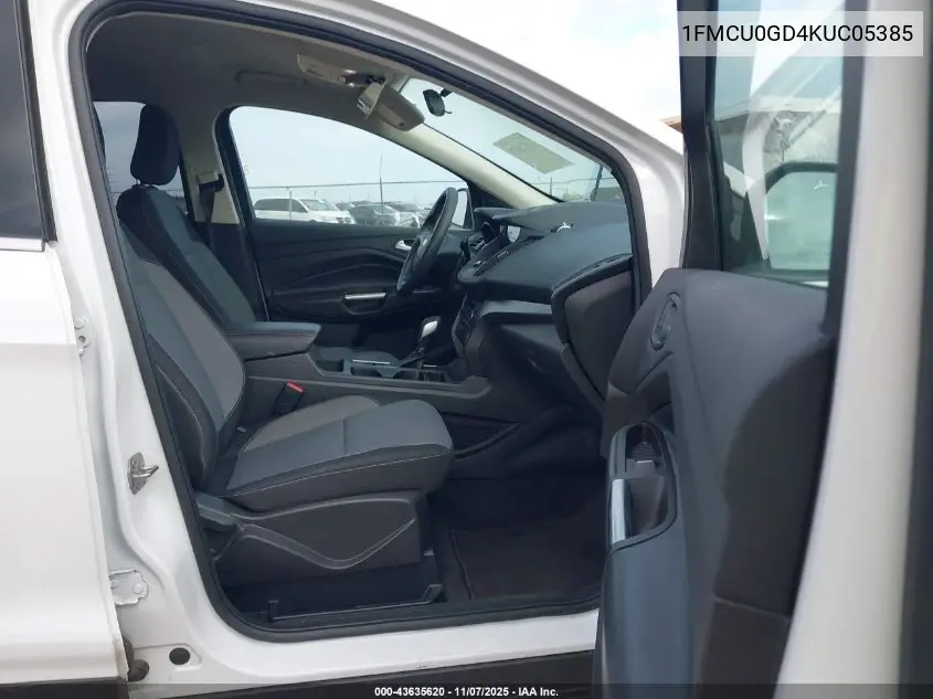 1FMCU0GD4KUC05385 2019 Ford Escape Se