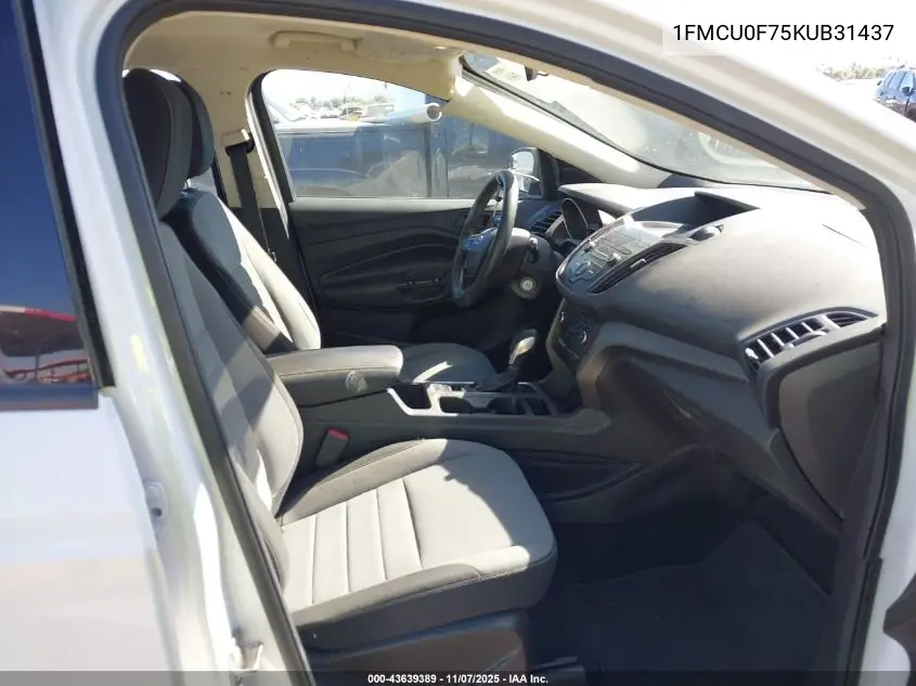 1FMCU0F75KUB31437 2019 Ford Escape S