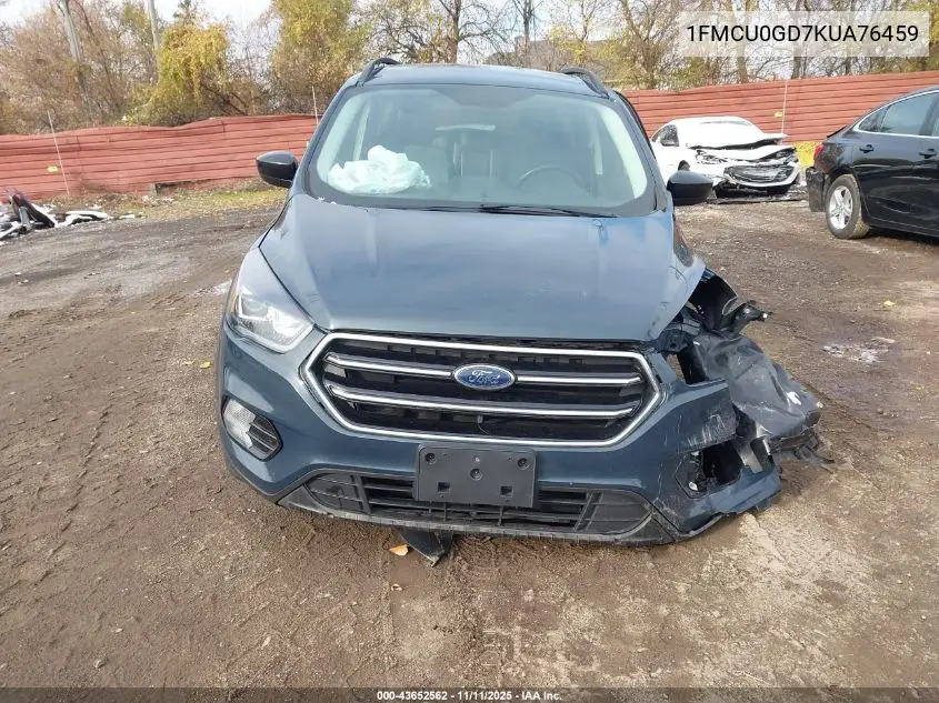 1FMCU0GD7KUA76459 2019 Ford Escape Se