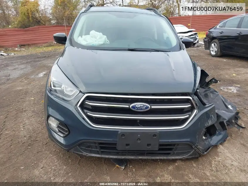 1FMCU0GD7KUA76459 2019 Ford Escape Se