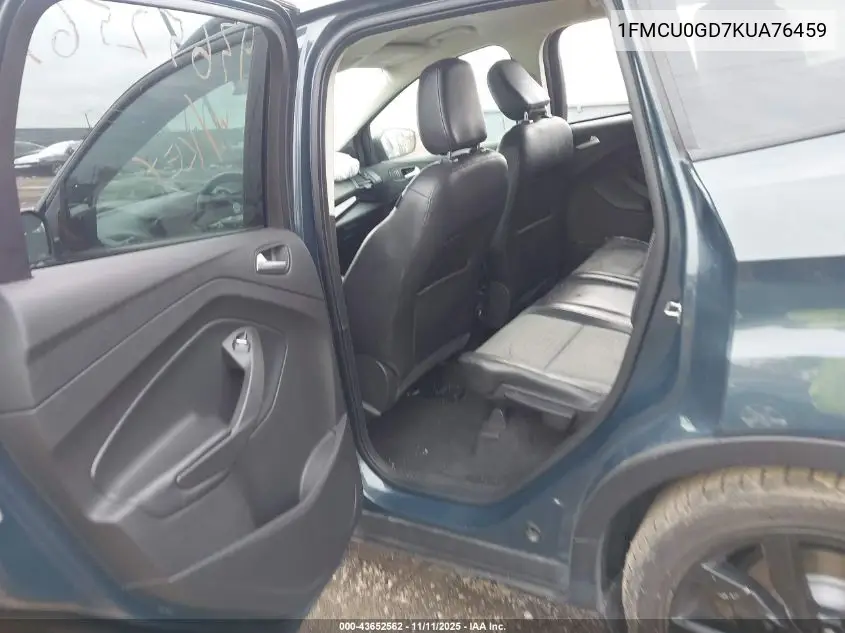1FMCU0GD7KUA76459 2019 Ford Escape Se