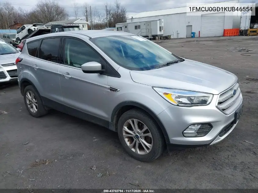 1FMCU0GD1KUB46554 2019 Ford Escape Se