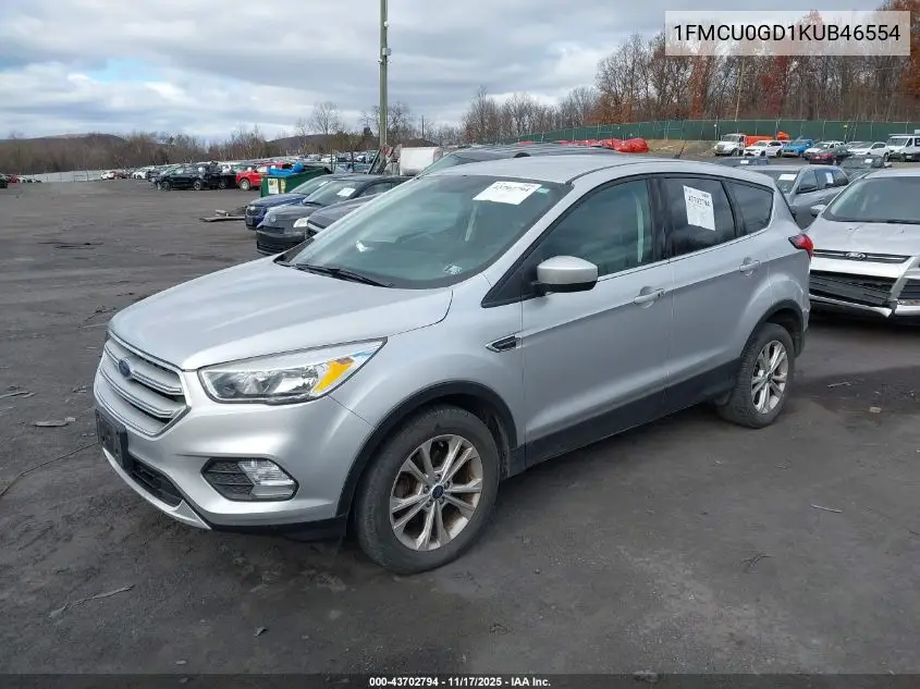 1FMCU0GD1KUB46554 2019 Ford Escape Se