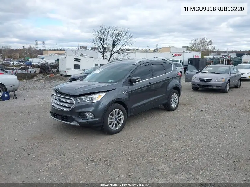 1FMCU9J98KUB93220 2019 Ford Escape Titanium