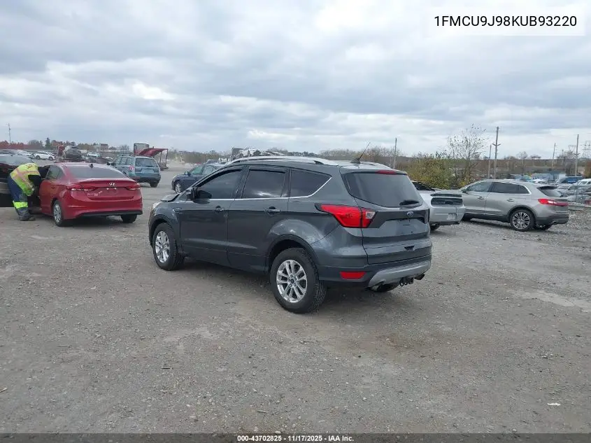 1FMCU9J98KUB93220 2019 Ford Escape Titanium