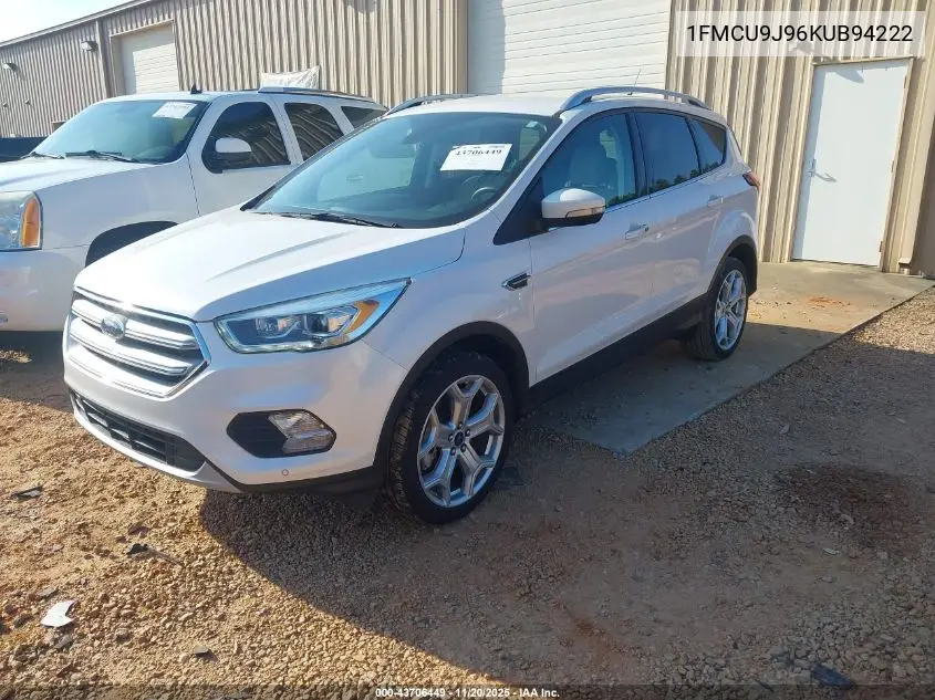 1FMCU9J96KUB94222 2019 Ford Escape Titanium