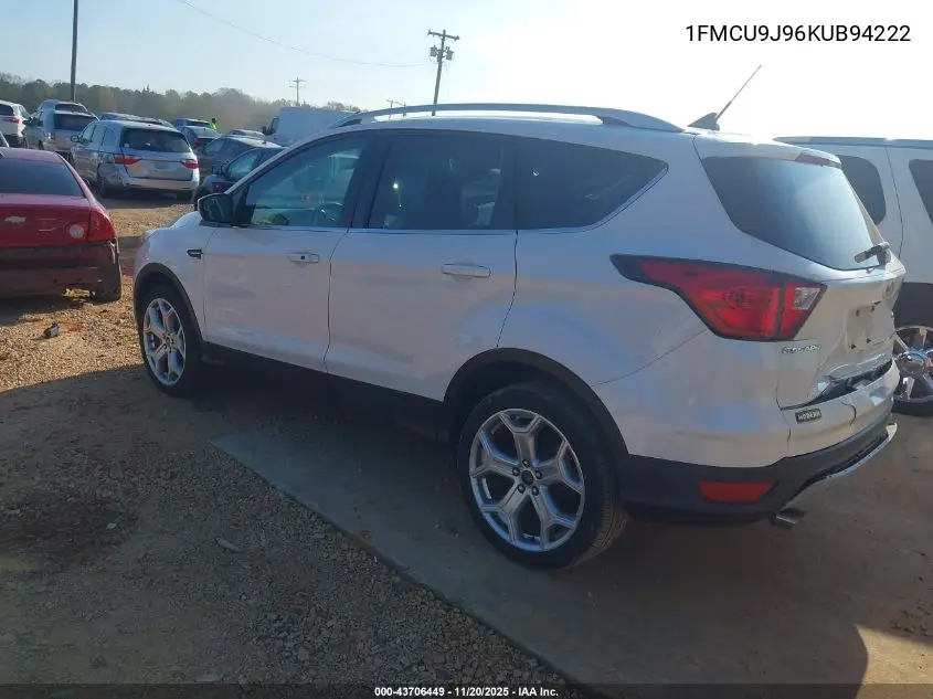 1FMCU9J96KUB94222 2019 Ford Escape Titanium