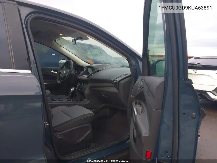 1FMCU0GD9KUA63891 2019 Ford Escape Se