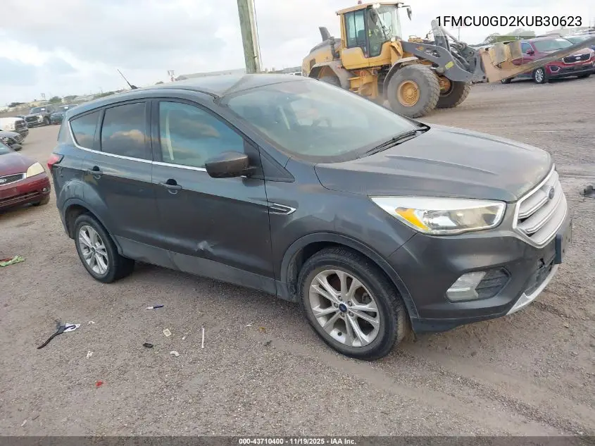 1FMCU0GD2KUB30623 2019 Ford Escape Se