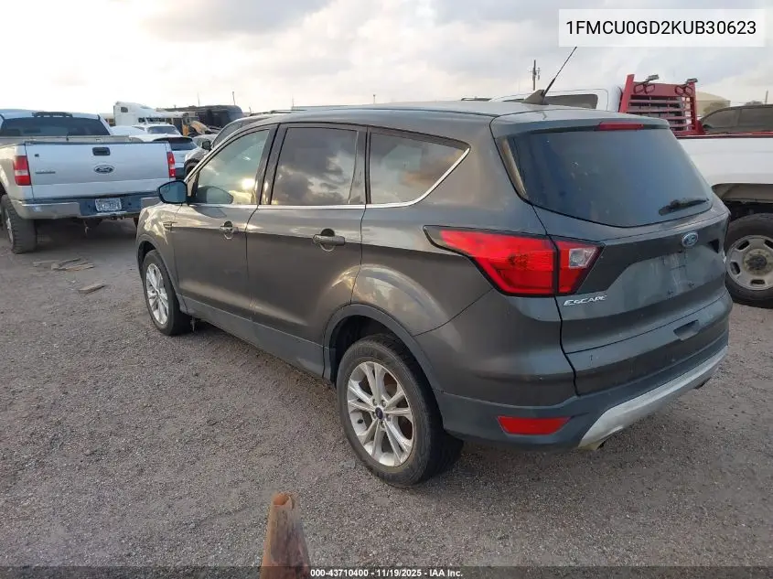 1FMCU0GD2KUB30623 2019 Ford Escape Se