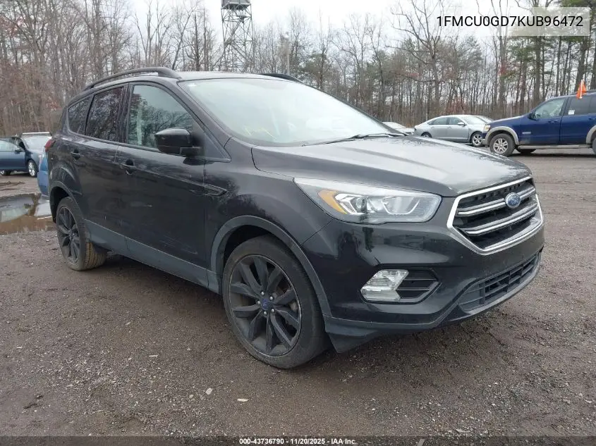 1FMCU0GD7KUB96472 2019 Ford Escape Se