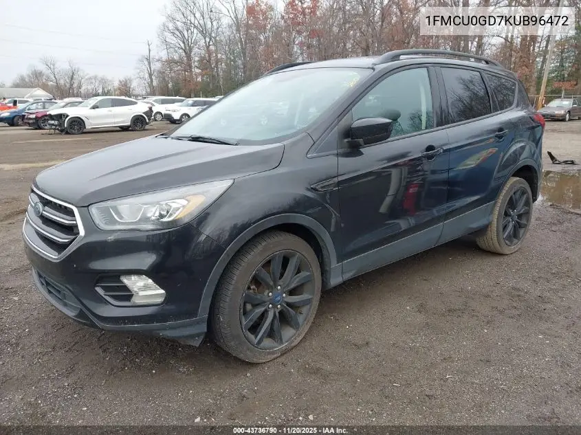 1FMCU0GD7KUB96472 2019 Ford Escape Se