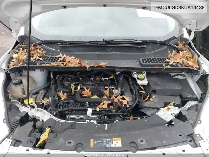 1FMCU0GD8KUA14438 2019 Ford Escape Se