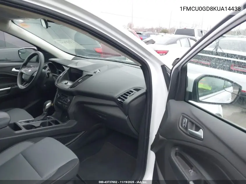 1FMCU0GD8KUA14438 2019 Ford Escape Se
