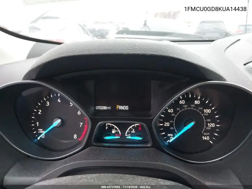 1FMCU0GD8KUA14438 2019 Ford Escape Se