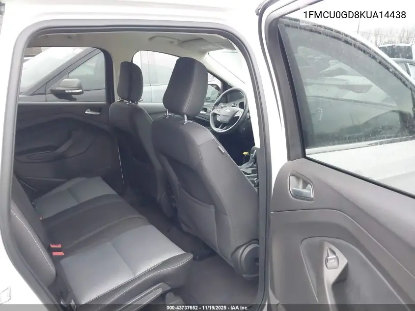 1FMCU0GD8KUA14438 2019 Ford Escape Se
