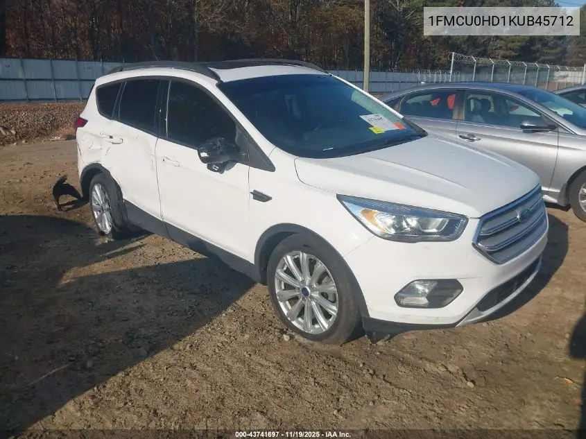 1FMCU0HD1KUB45712 2019 Ford Escape Sel