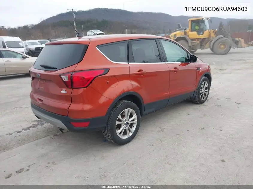 1FMCU9GD6KUA94603 2019 Ford Escape Se