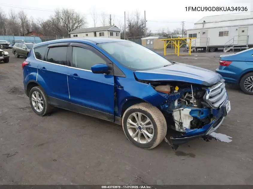 1FMCU9GD8KUA34936 2019 Ford Escape Se