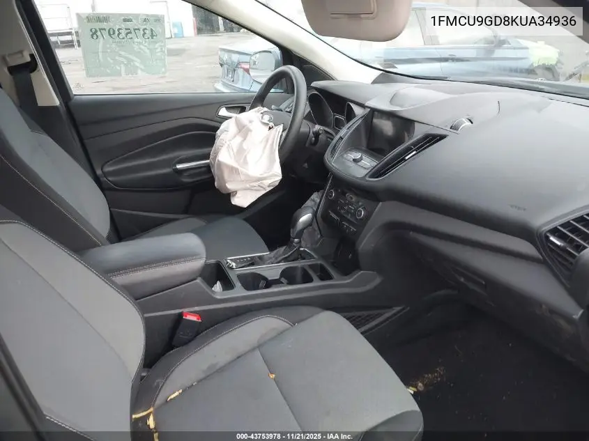 1FMCU9GD8KUA34936 2019 Ford Escape Se