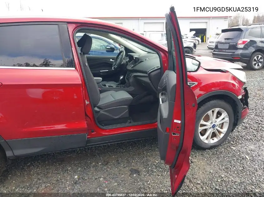 1FMCU9GD5KUA25319 2019 Ford Escape Se