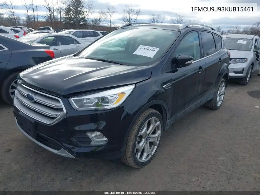 1FMCU9J93KUB15461 2019 Ford Escape Titanium