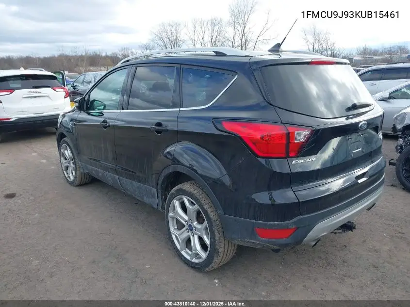 1FMCU9J93KUB15461 2019 Ford Escape Titanium