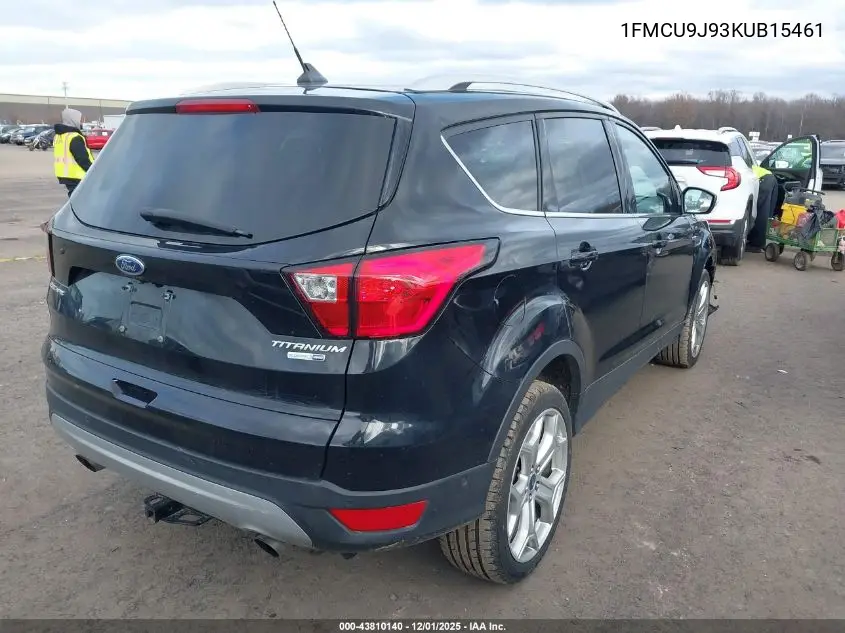 1FMCU9J93KUB15461 2019 Ford Escape Titanium