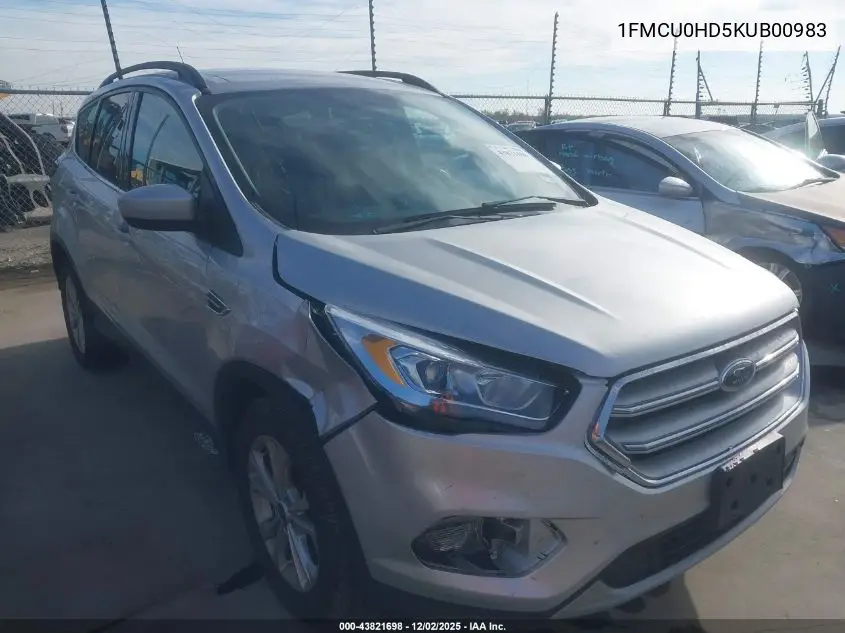 1FMCU0HD5KUB00983 2019 Ford Escape Sel
