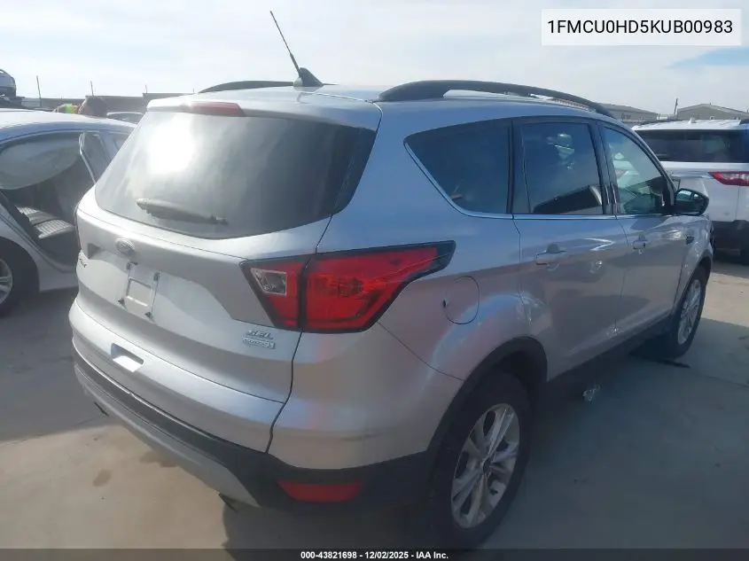 1FMCU0HD5KUB00983 2019 Ford Escape Sel