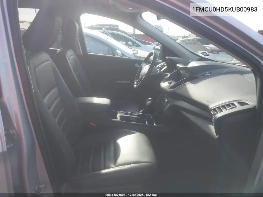 1FMCU0HD5KUB00983 2019 Ford Escape Sel