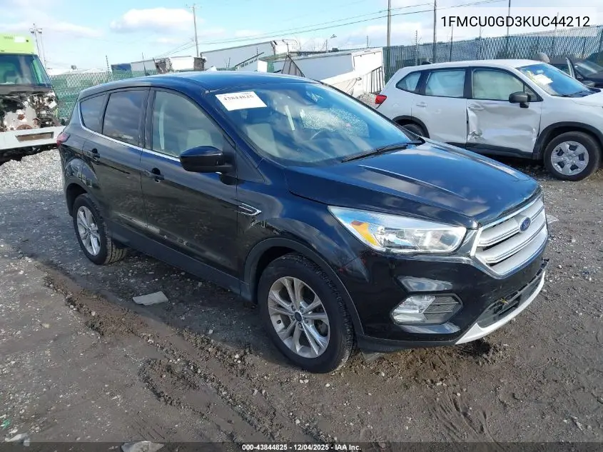 1FMCU0GD3KUC44212 2019 Ford Escape Se