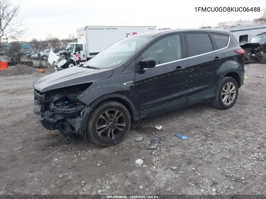1FMCU0GD8KUC06488 2019 Ford Escape Se