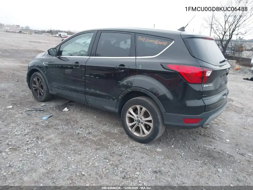 1FMCU0GD8KUC06488 2019 Ford Escape Se