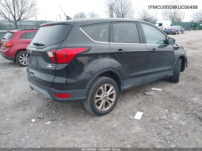 1FMCU0GD8KUC06488 2019 Ford Escape Se
