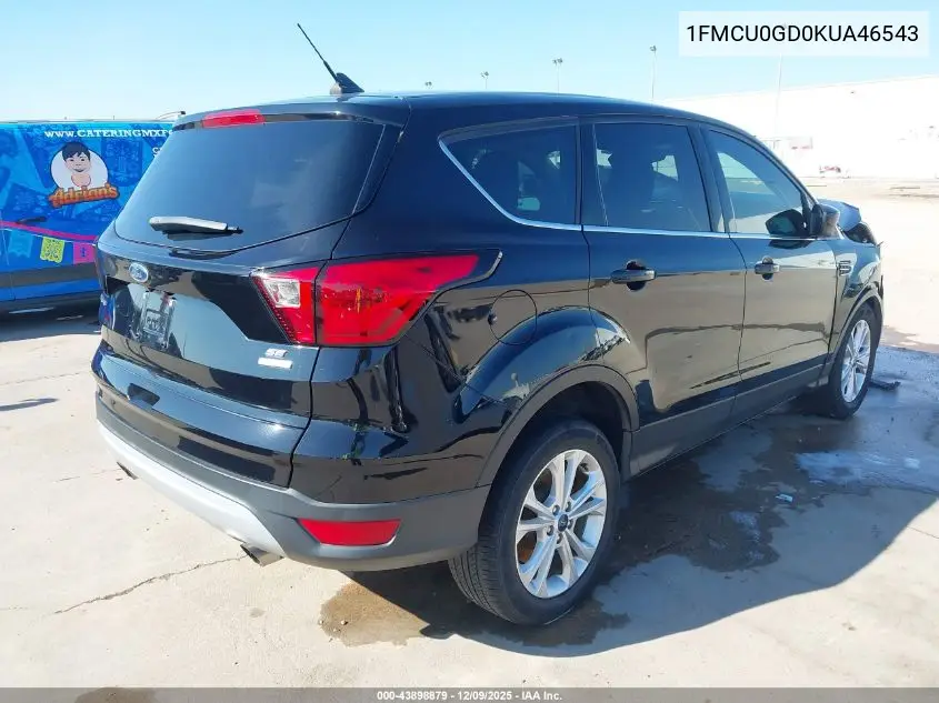 1FMCU0GD0KUA46543 2019 Ford Escape Se