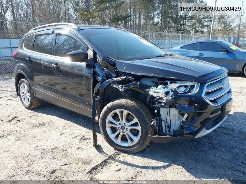 1FMCU9HD9KUC30429 2019 Ford Escape Sel