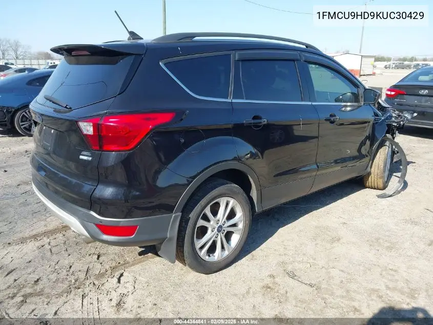 1FMCU9HD9KUC30429 2019 Ford Escape Sel