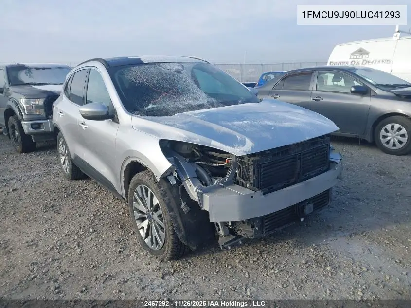 1FMCU9J90LUC41293 2020 Ford Escape Titanium