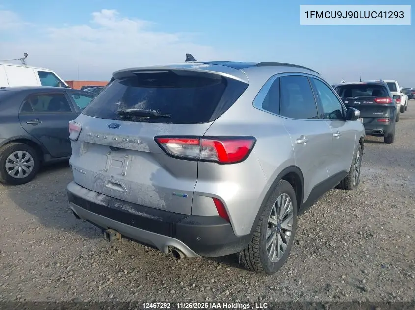 1FMCU9J90LUC41293 2020 Ford Escape Titanium