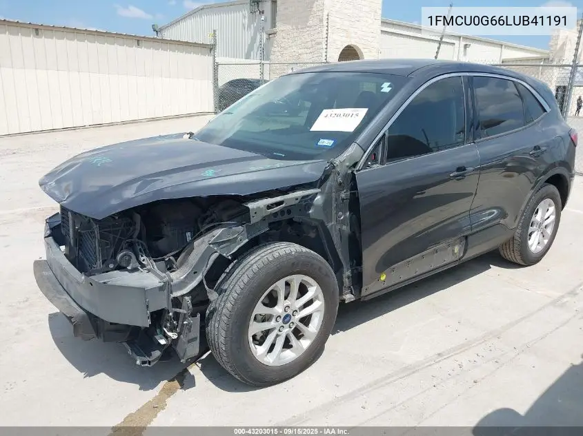 1FMCU0G66LUB41191 2020 Ford Escape Se