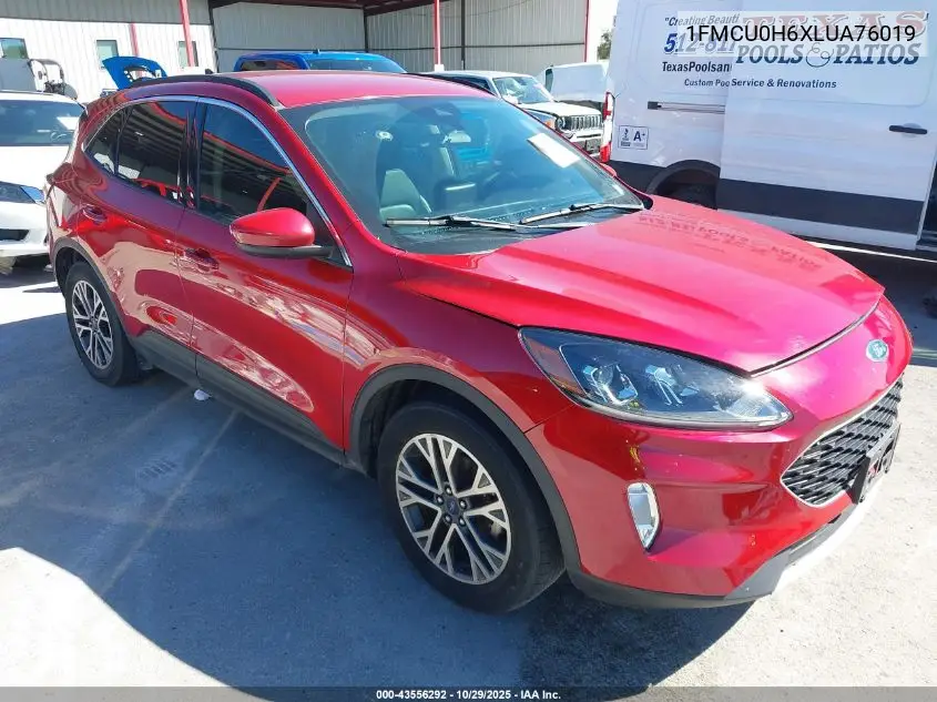 1FMCU0H6XLUA76019 2020 Ford Escape Sel
