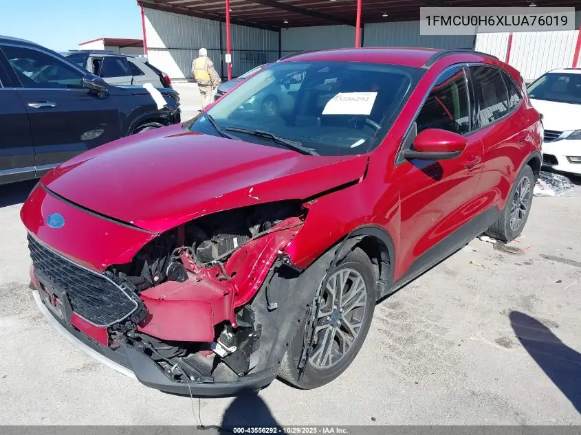 1FMCU0H6XLUA76019 2020 Ford Escape Sel