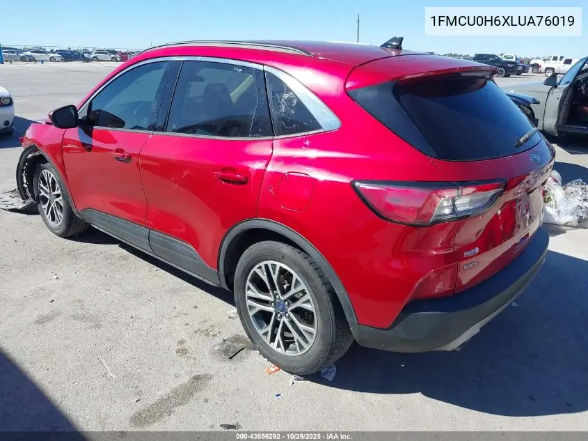 1FMCU0H6XLUA76019 2020 Ford Escape Sel
