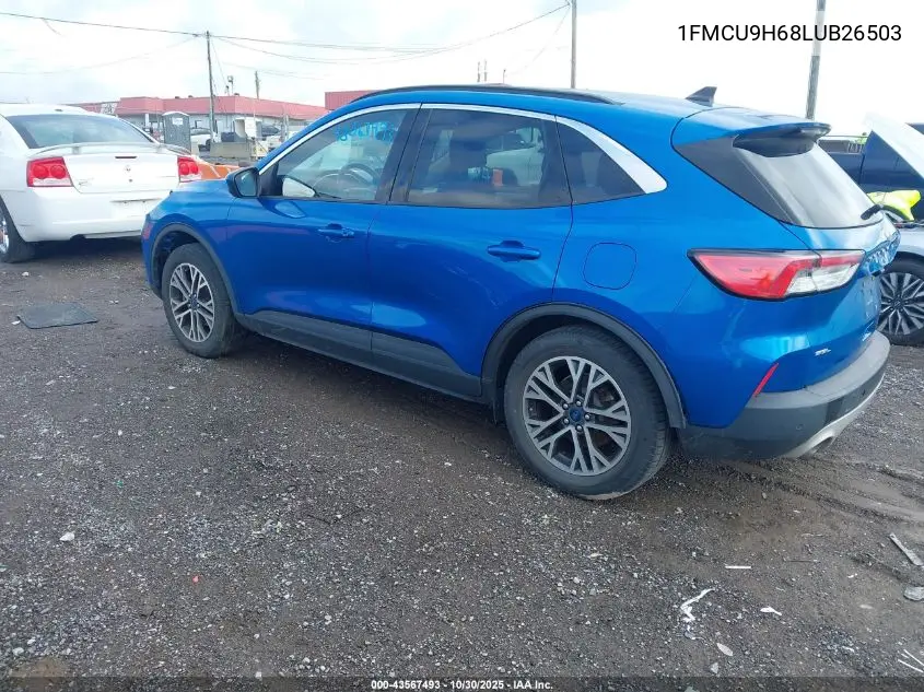 1FMCU9H68LUB26503 2020 Ford Escape Sel