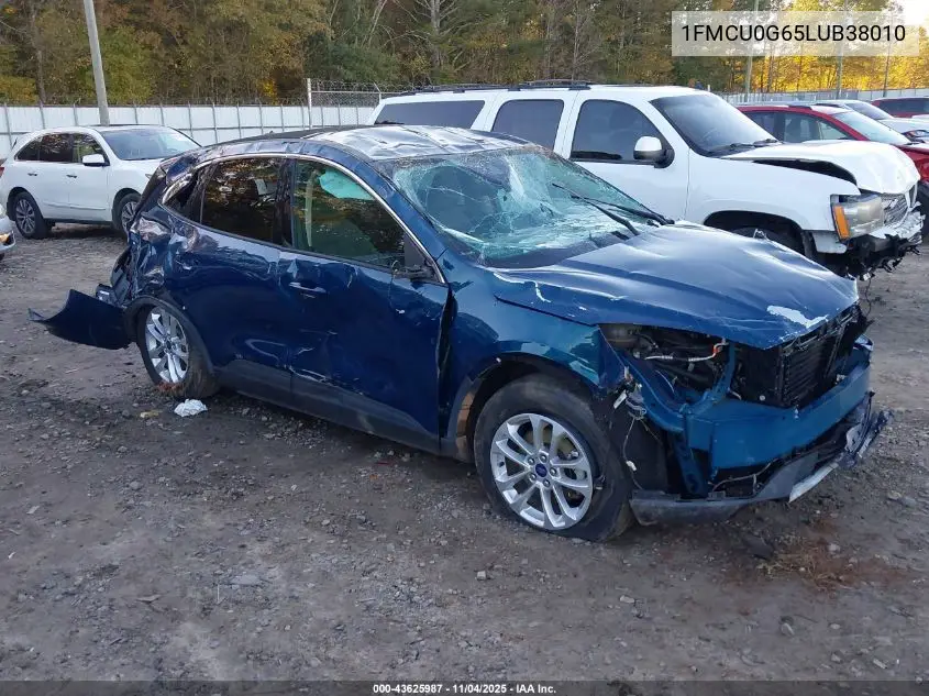 1FMCU0G65LUB38010 2020 Ford Escape Se